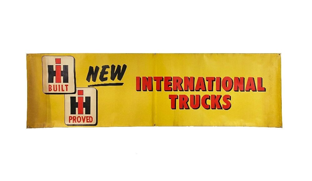 International Harvester IH Trucks NOS Banner