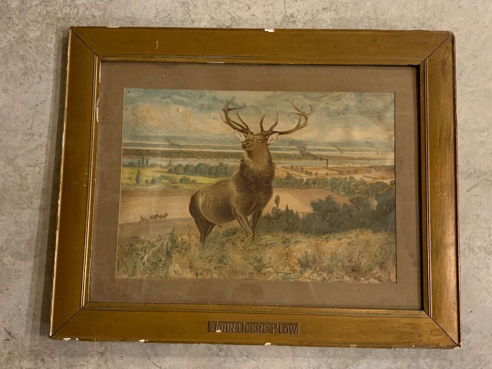 John Deere Plow Print