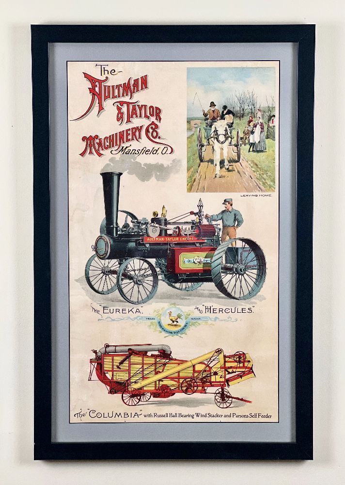 Aultman & Taylor Bevel Gear Steam Engine Litho #2
