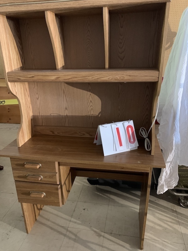Hutch with desk