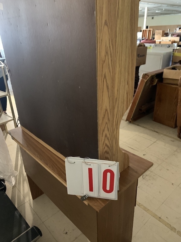 Hutch with desk