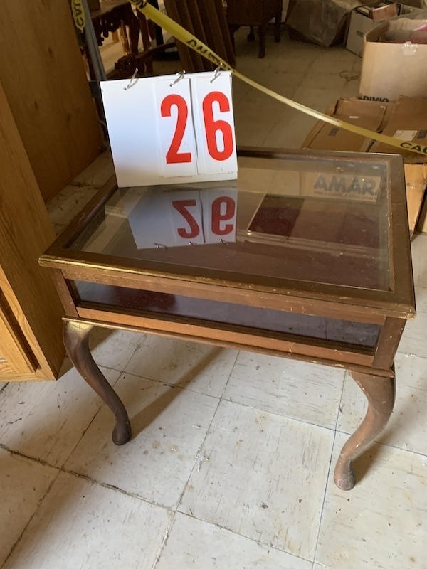 Shadow box end table