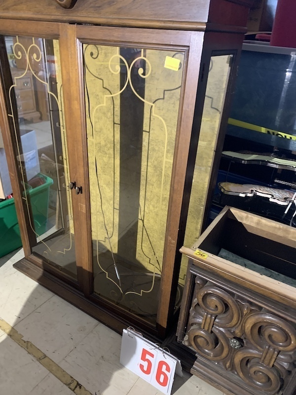 Curio cabinet with lights