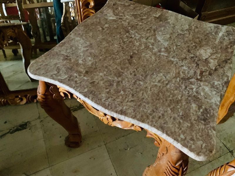 2 end tables and mirror (match 1A)