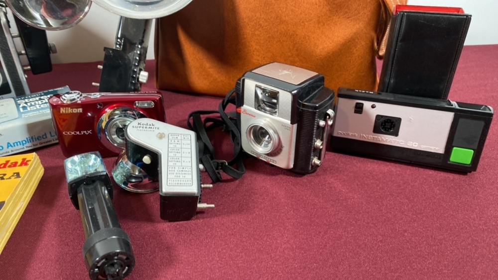 Misc Vintage Cameras, Bags and Equipment