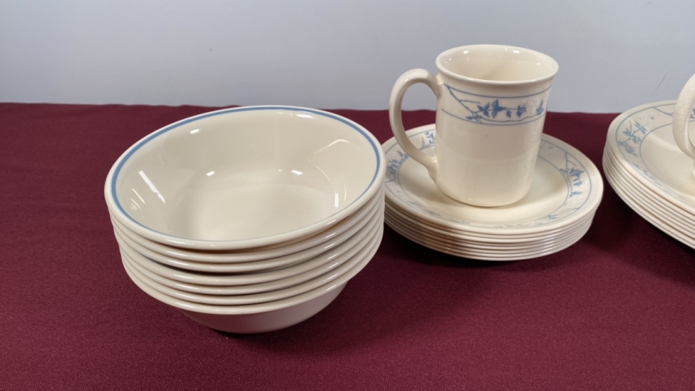 8 PC Place Setting Of Corelle Dishes