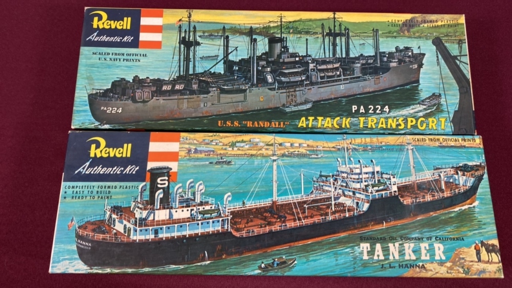 Pair of Revell Ship Models