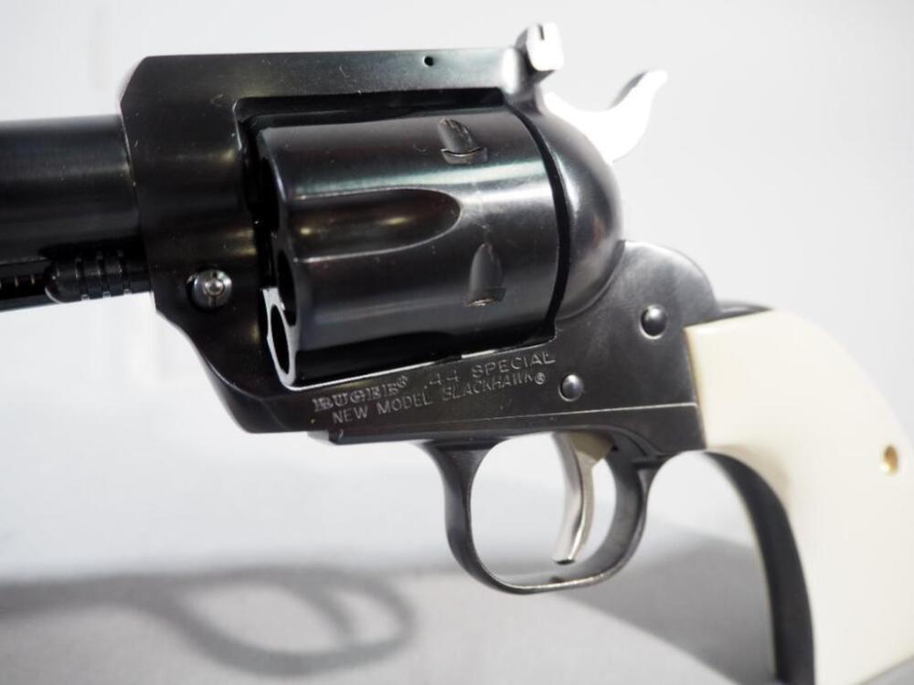 Ruger New Model Blackhawk .44 Special 6-Shot Revolver SN# 520-22777, Original Grips