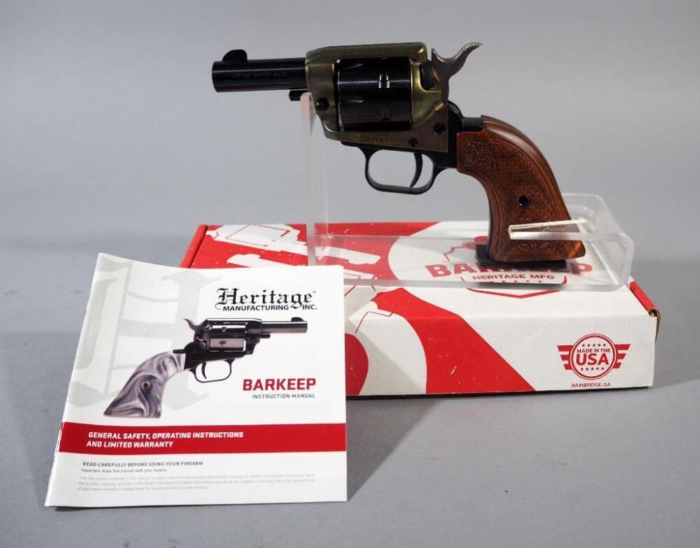 Heritage Barkeep .22 LR 6-Shot Revolver SN# 1BH514748, New, With Paperwork, In Box