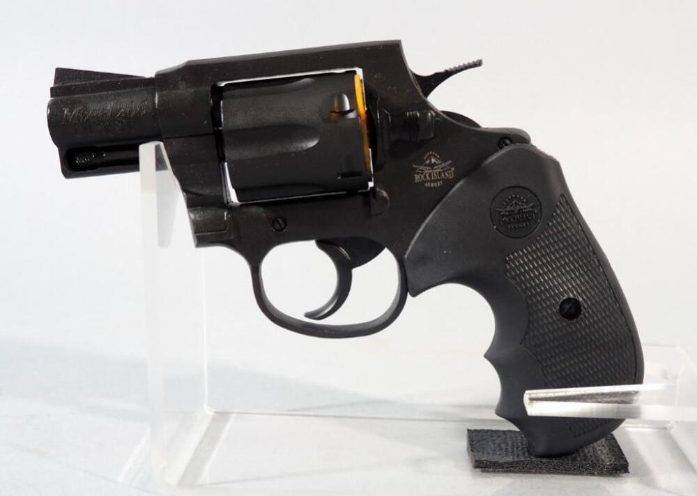 Rock Island Armory 206 .38 Spl 6-Shot Revolver SN# RIA2432107, New, With Extra Grips, In Hard Case