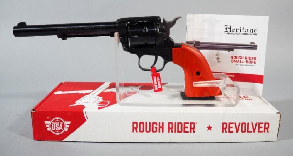 Heritage Rough Rider .22 Cal 6-Shot Revolver SN# 1BH205071, New, With Paperwork, In Box