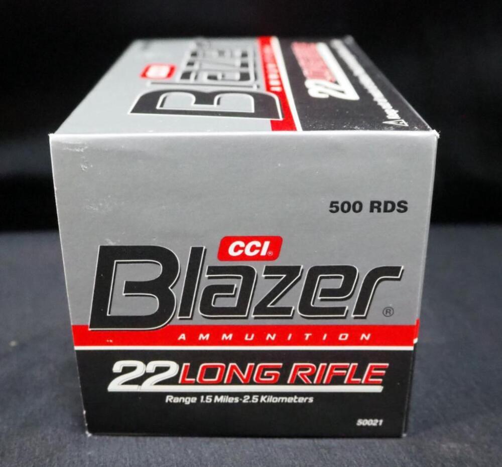 CCI Blazer .22 LR Ammo, Approx 500 Rds, Local Pickup Only