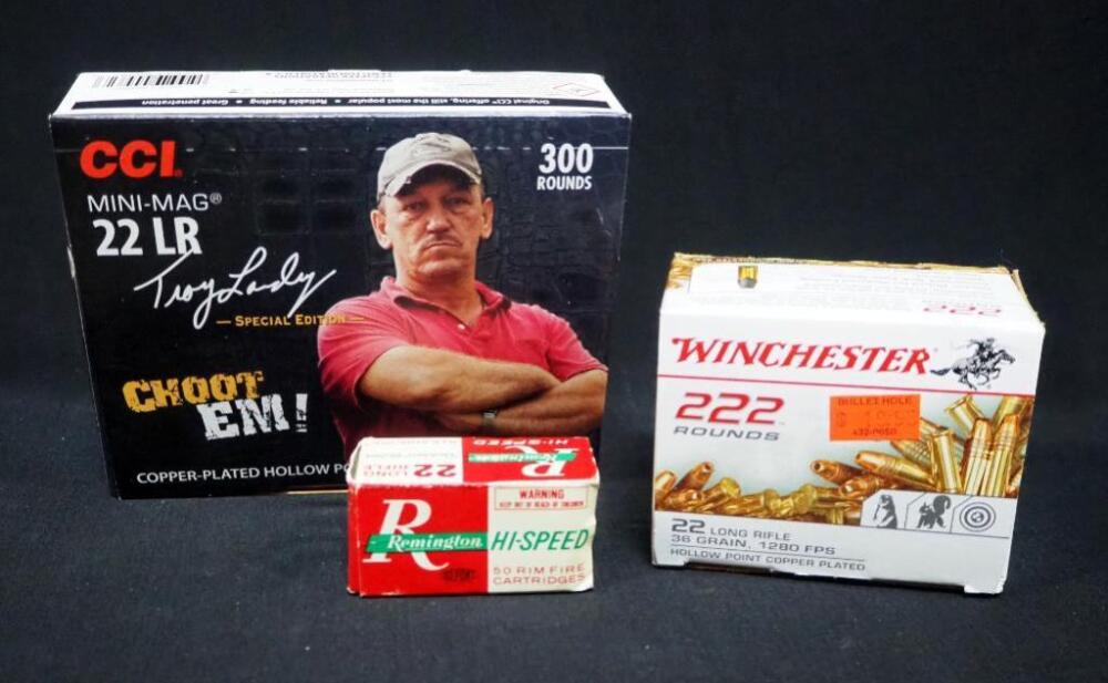 CCI, Winchester, And Remington .22 LR Ammo, Approx 572 Rds, Local Pickup Only