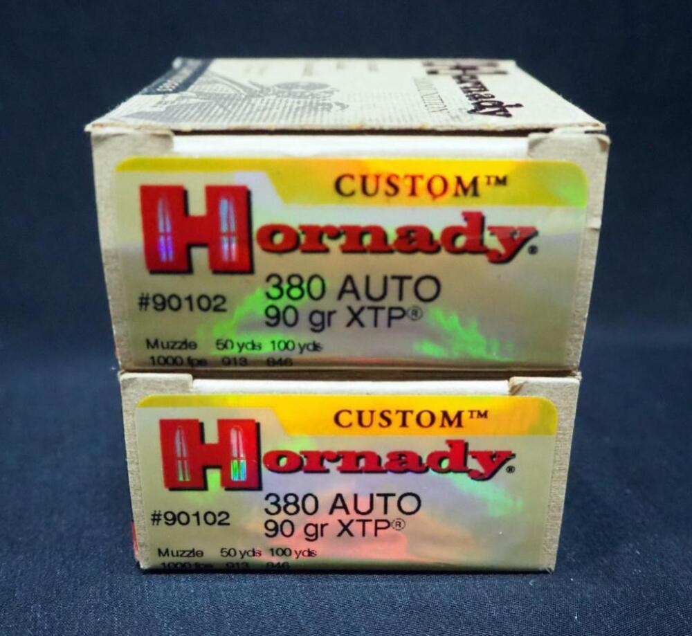 Hornady Custom .380 Auto Ammo, Approx 38 Rds, Local Pickup Only