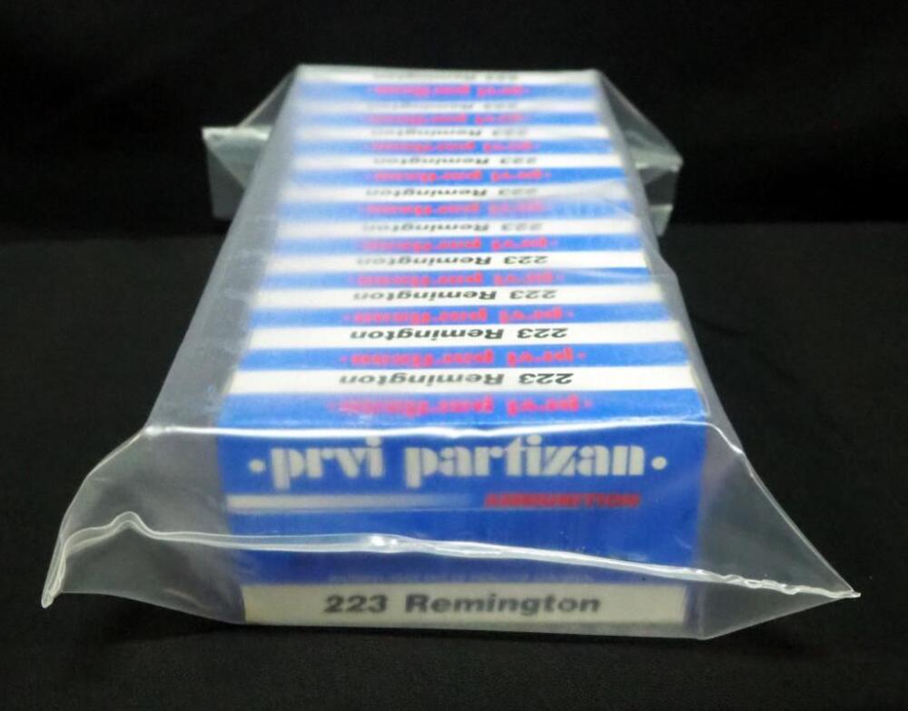 PRVI Partizan .223 REM Ammo, Approx 200 Rds, Local Pickup Only