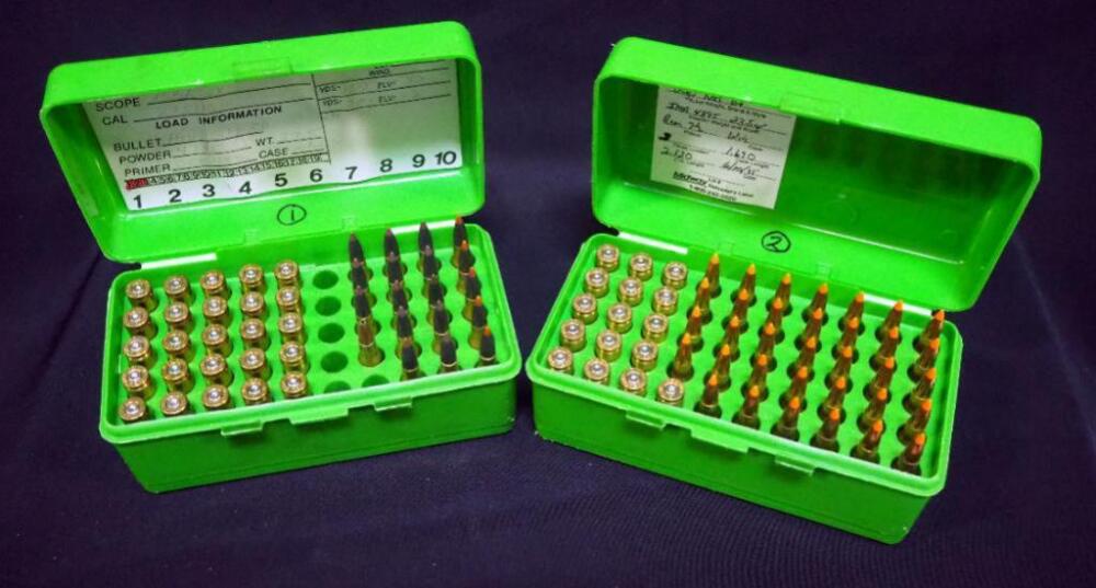 .222 REM Ammo, Approx 53 Rds And 41 Empty Brass, Local Pickup Only