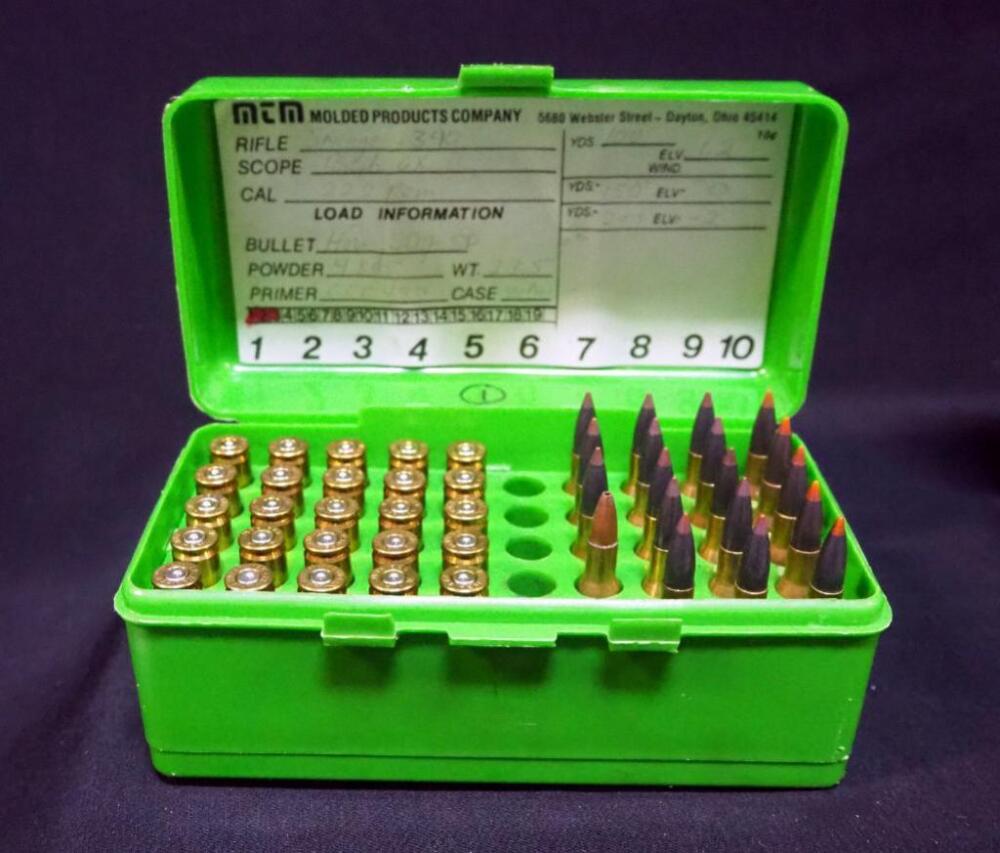 .222 REM Ammo, Approx 53 Rds And 41 Empty Brass, Local Pickup Only