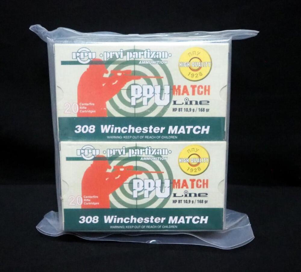 PPU PRVI Partizan .308 WIN MATCH Ammo, Approx 80 Rds, Local Pickup Only