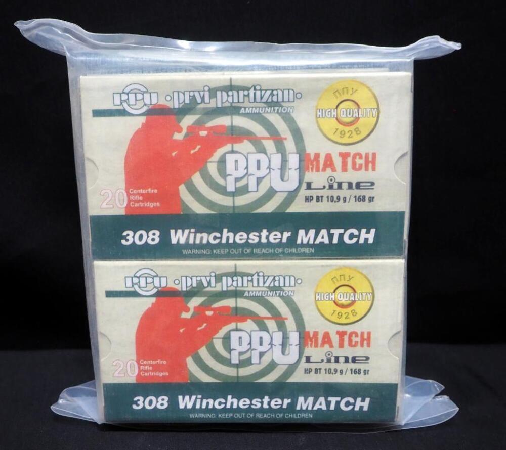 PPU PRVI Partizan .308 WIN MATCH Ammo, Approx 80 Rds, Local Pickup Only