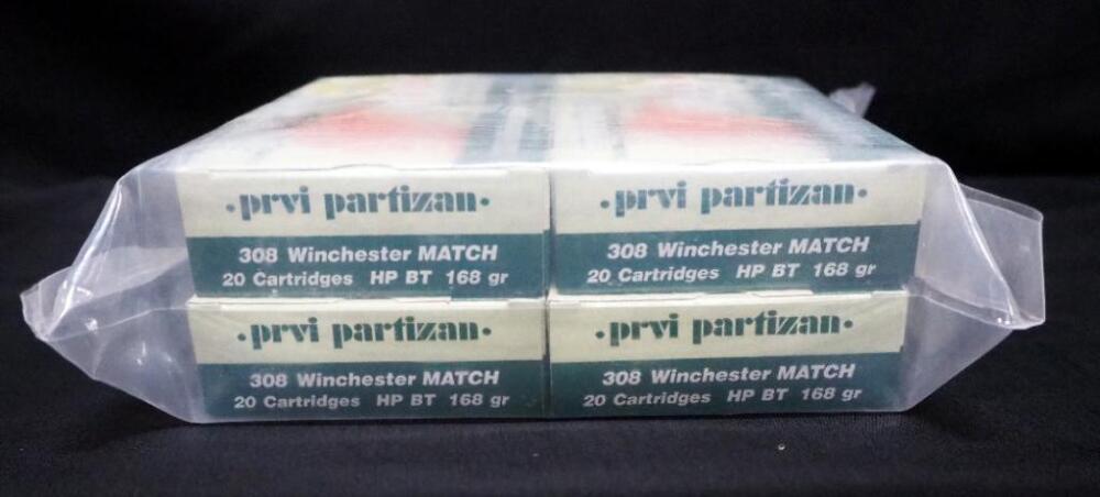 PPU PRVI Partizan .308 WIN MATCH Ammo, Approx 80 Rds, Local Pickup Only