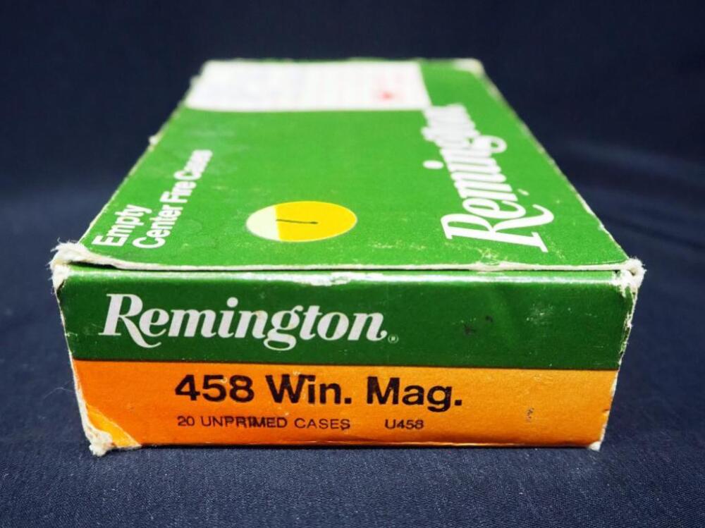 Remington 458 WIN MAG Ammo, Approx 19 Rds, Local Pickup Only