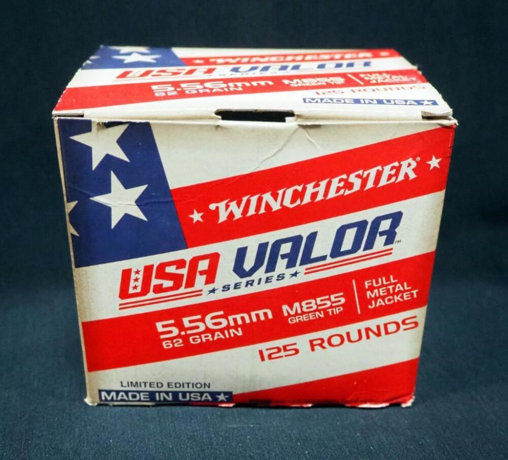 Winchester USA Valor 5.56mm Ammo, Approx 125 Rds, Local Pickup Only