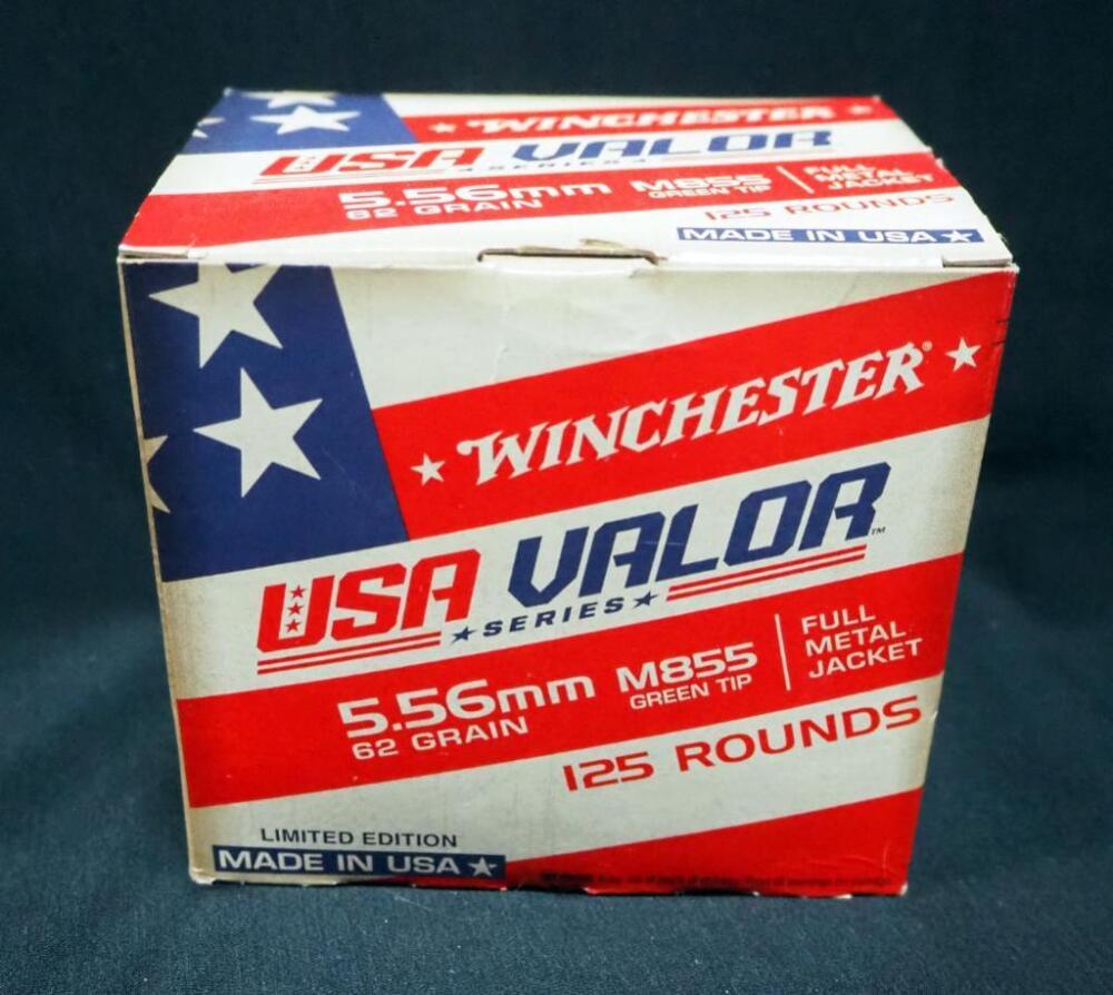 Winchester USA Valor 5.56mm Ammo, Approx 125 Rds, Local Pickup Only