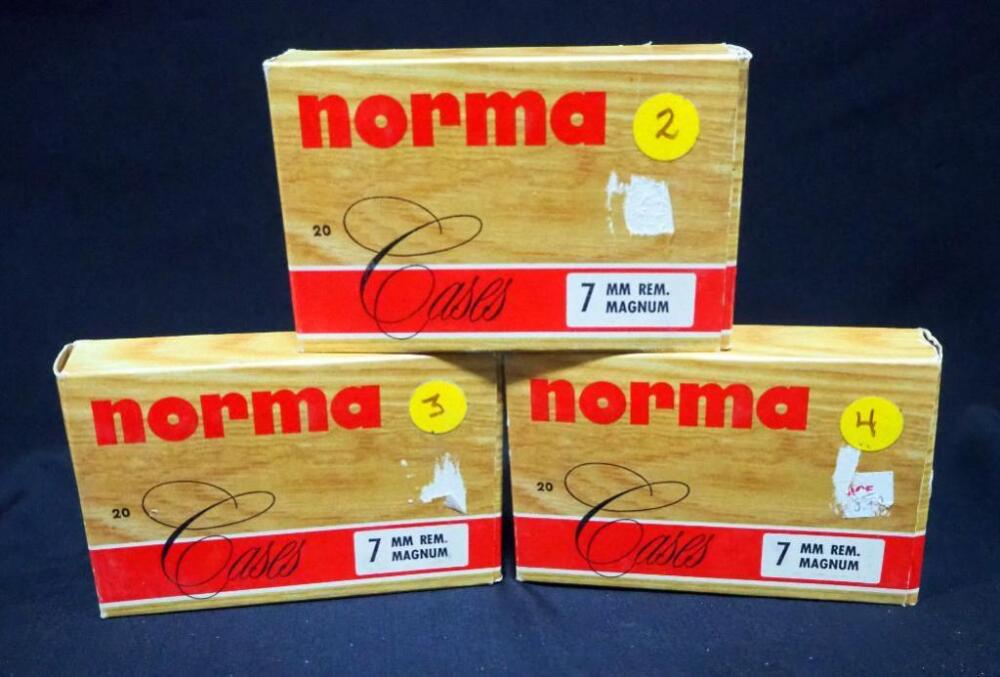Norma 7mm REM MAG Ammo, Approx 60 Rds, Local Pickup Only
