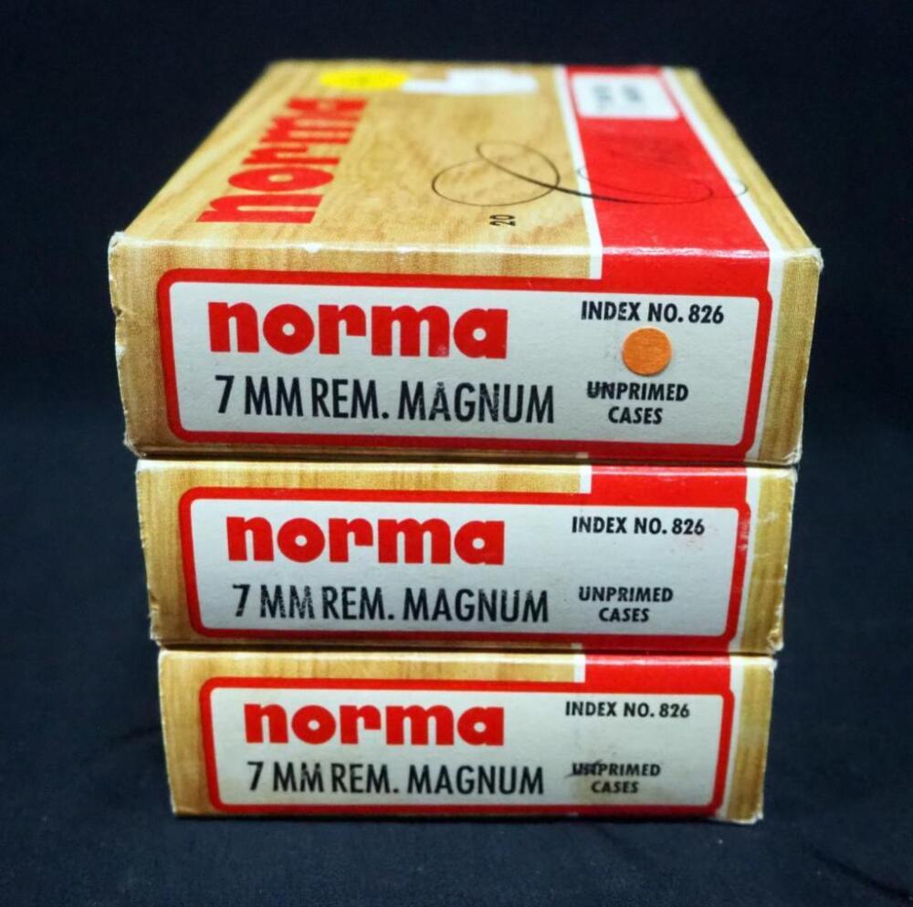 Norma 7mm REM MAG Ammo, Approx 60 Rds, Local Pickup Only