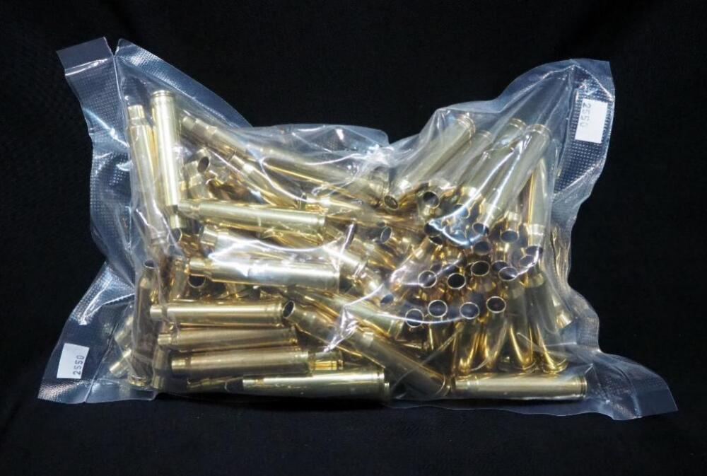 300 WIN MAG Empty Brass, Approx Qty 100, Fired Once Then Cleaned