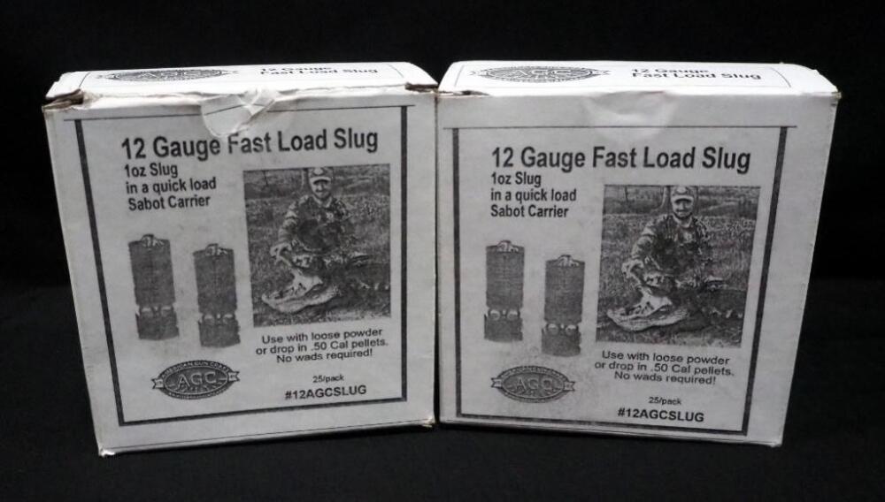 AGC 12 ga Fast Load Slug (1 oz Slug In A Quick Load Sabot Carrier), Approx Qty 49, Local Pickup Only