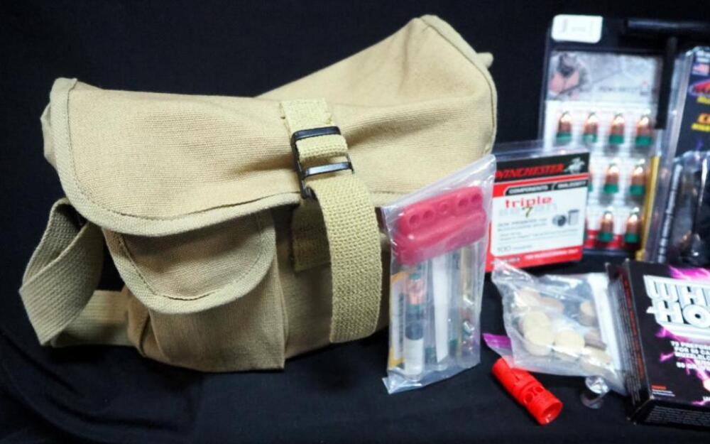 Muzzleloading Supplies, Includes .50 Cal Bullets And Charges, High Pressure Sabots, Winchester 209 Primers, Wads, And More, In Bag, Local Pickup Only