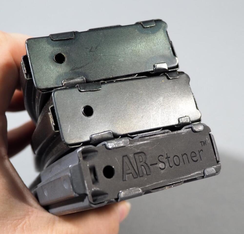 Metal Mags, Believed To Be 5.56 Cal, Qty 3