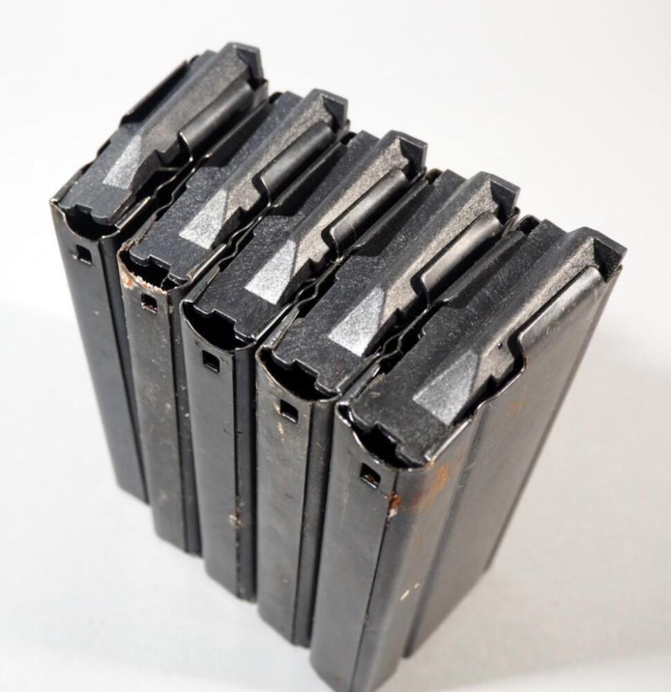 Metal Mags, Believed To Be .308 Cal, Qty 5