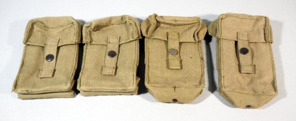Canvas Mag Pouches, Qty 4
