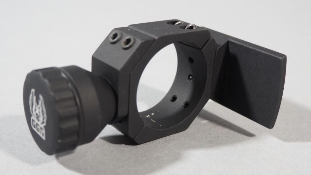 GG&G Red Dot And Battery Carrier, Mounts To A 30mm Scope Tube To Hold A Micro Red Dot And Battery