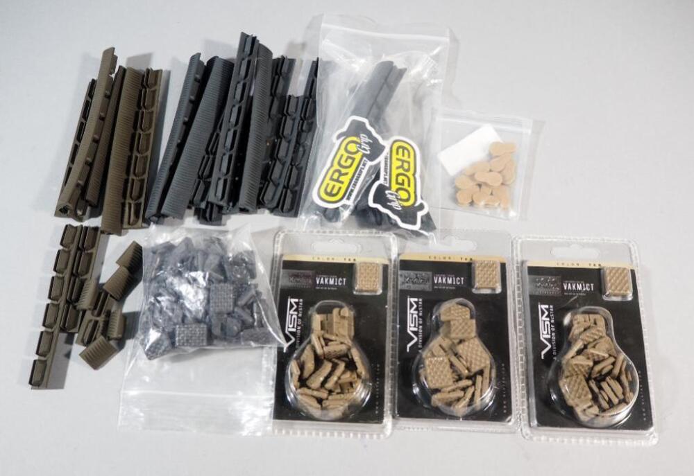 Ergo And Vism Keymod Rail Covers, Assorted Sizes And Colors