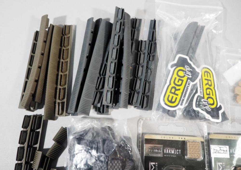 Ergo And Vism Keymod Rail Covers, Assorted Sizes And Colors