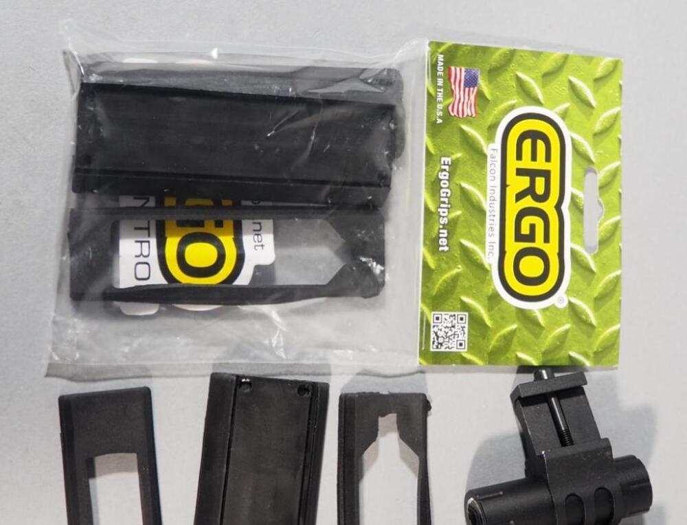 Tactical Lights With Rail Mounts And Remote Switches, Qty 2, And Ergo Rail Switch Mounts, Qty 2