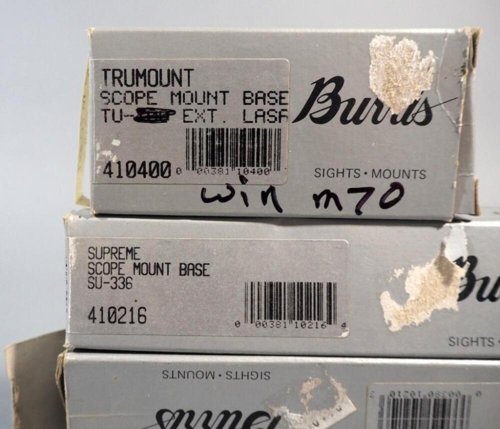 Burris Scope Mounts, Qty 4, Includes TU-700, SU-336, SU-700, And More