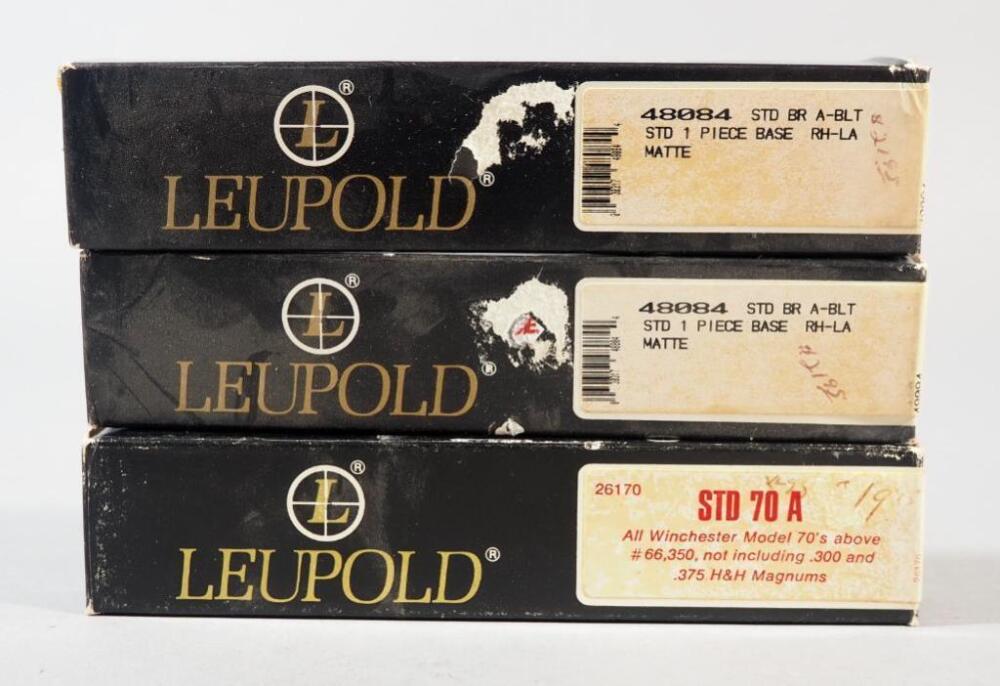 Leupold Scope Mounts, Includes STD 70 A And STD BR A-Bolt (2)