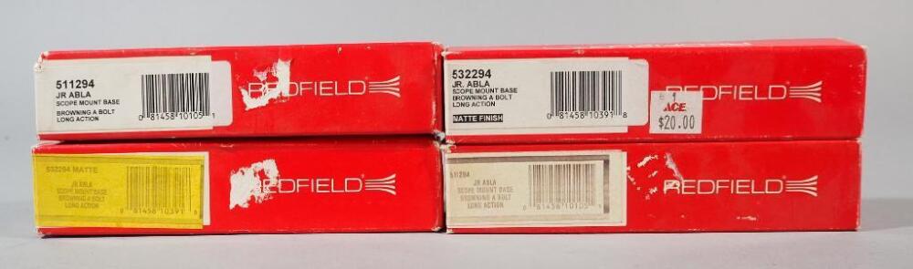 Redfield Scope Mounts, Qty 4, Includes 532294 (2) And 511294 (2)