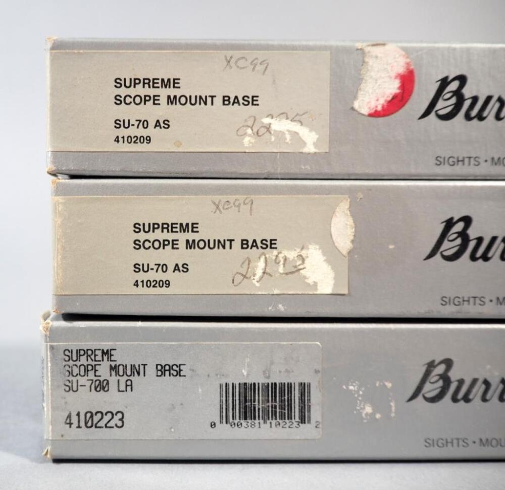 Burris Scope Mounts, Qty 3, Includes SU-70 AS (2) And SU-700 LA