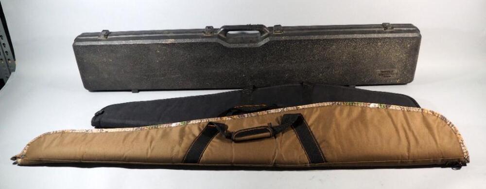 Hoppes Protecto Hard Rifle Case And Allen And Pit Bull Soft Rifle Cases