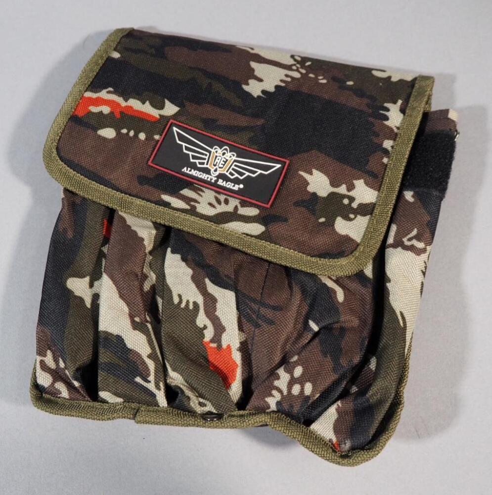 Camo Pouches With Belt Loops, Various Styles, Qty 10