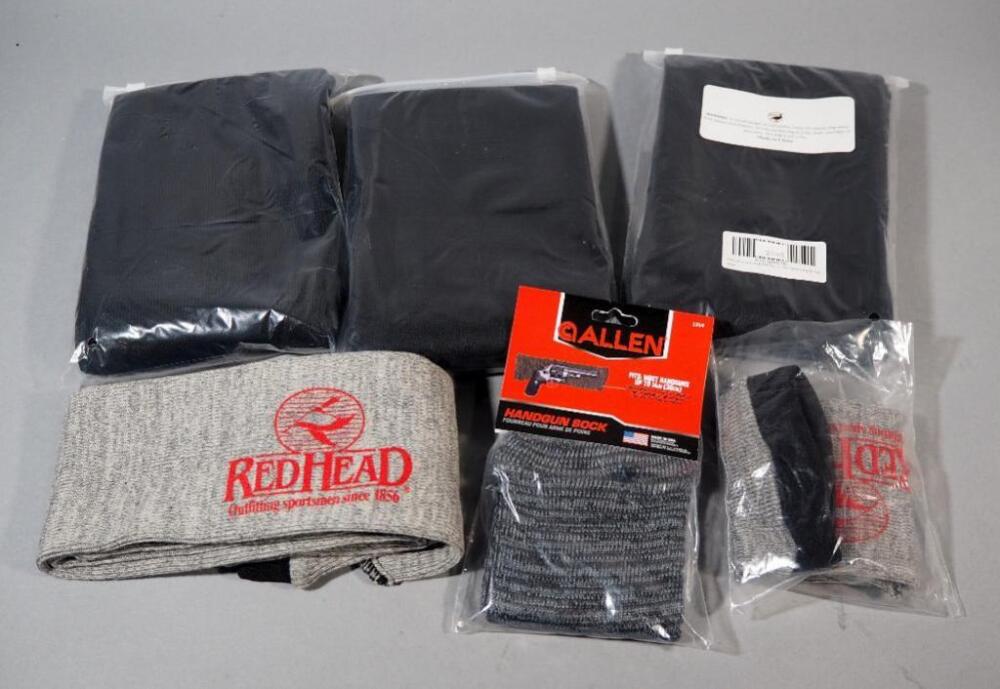 Gun Socks, Includes DecoyPro Gun Socks, Qty 3, RedHead Gun Sock, RedHead Handgun Sock, And Allen Handgun Sock