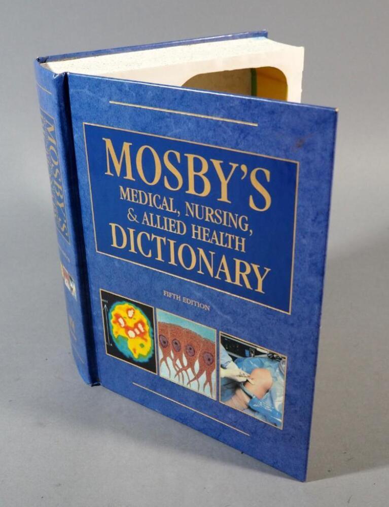 Mosby's Dictionary Hollow Book Safe Handgun Hideaway