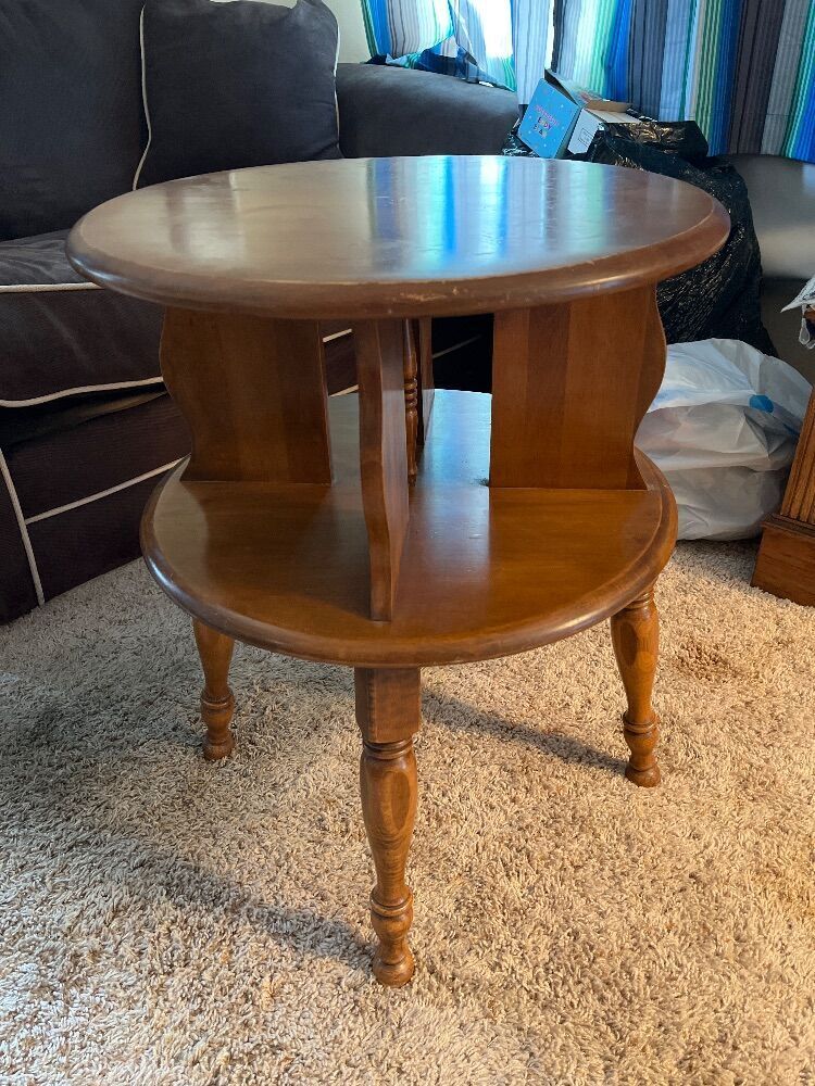 Tiered around End Table - 20â€D