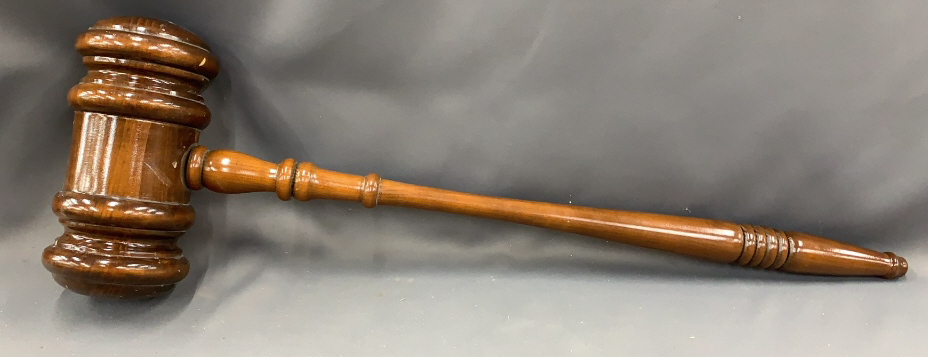 Oversized Wooden Gavel 34"