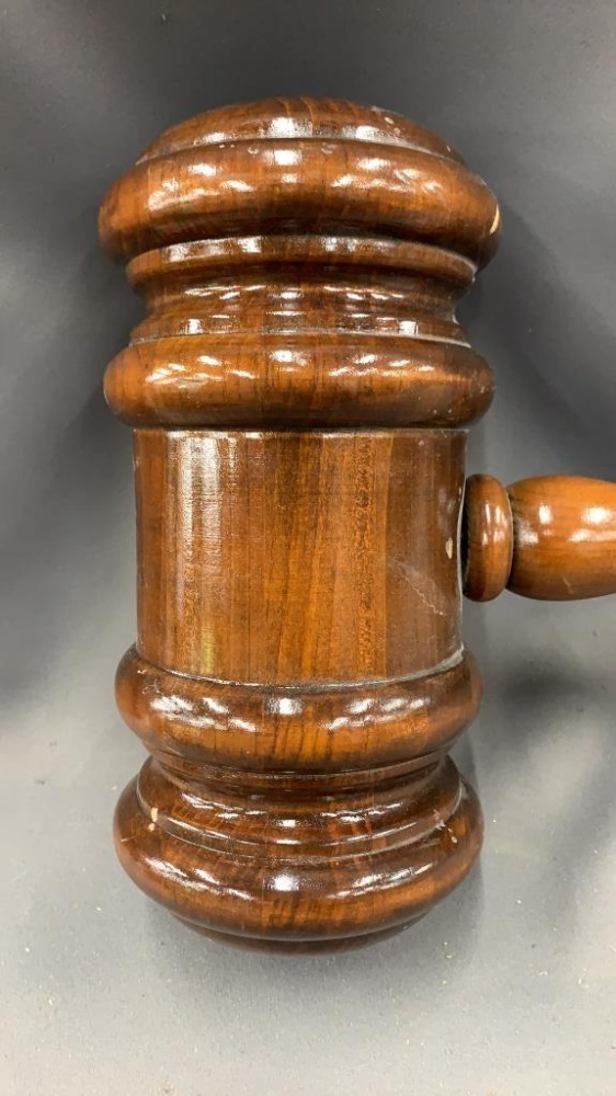Oversized Wooden Gavel 34"